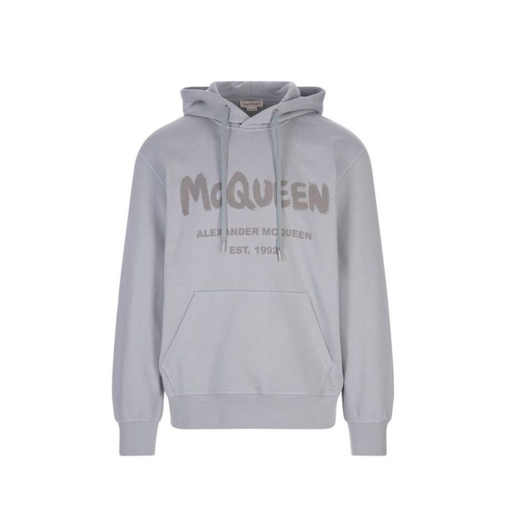 Alexander McQueen Gray Cotton Men's Sweatshirt